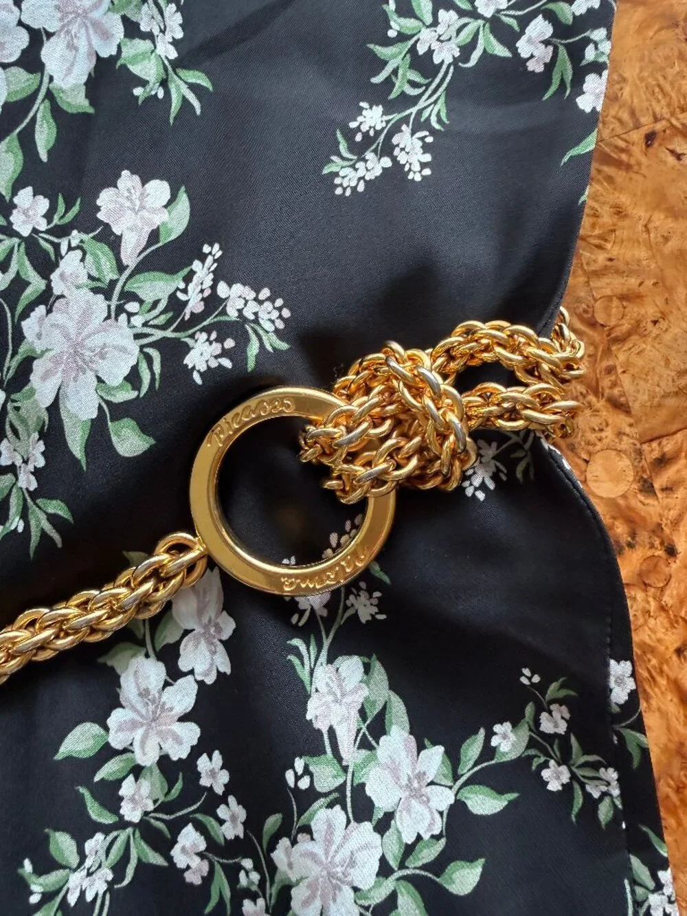 Paloma Picasso Byzantine Wheat Chain Belt